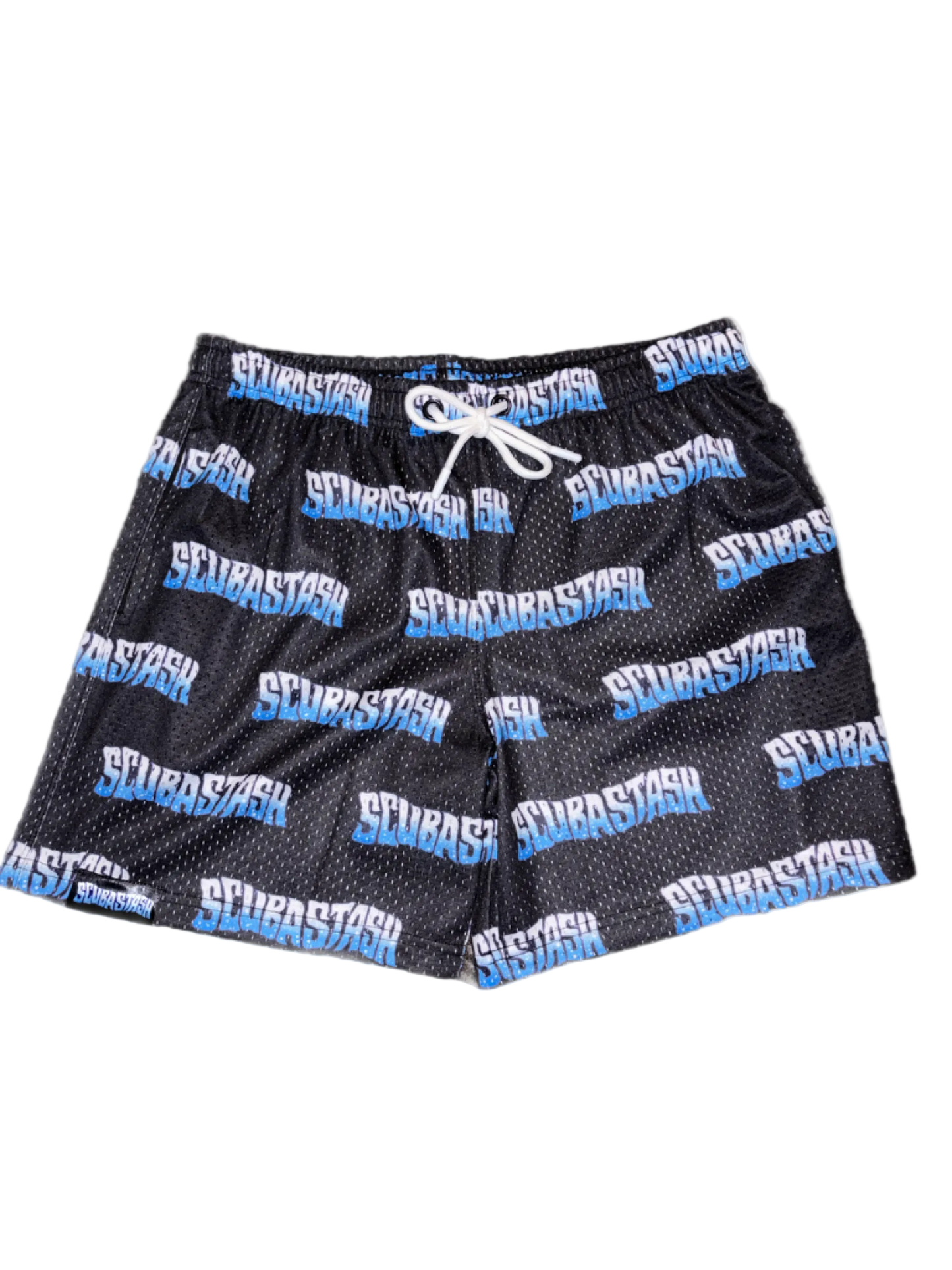 BLACK MESH SHORTS