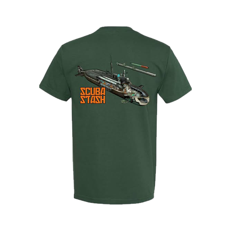 “THE VESSEL” GREEN TEE