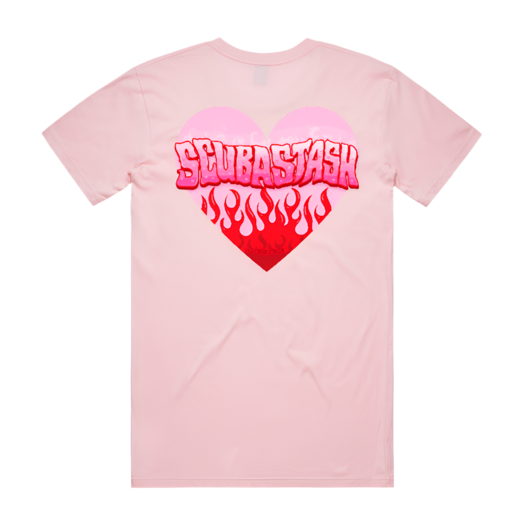 “STASH HEART” PINK TEE