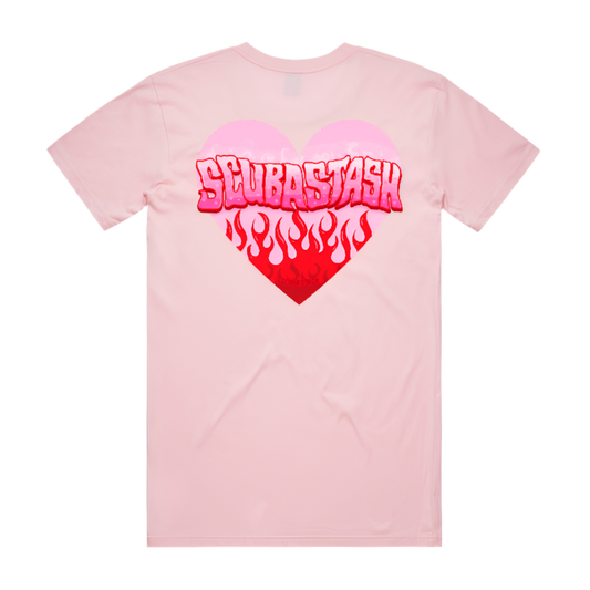“STASH HEART” PINK TEE